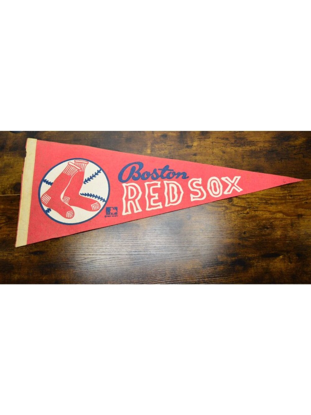 Vintage 1969 MLB Boston Red Sox pennant collectible souvenir 29.5 inches